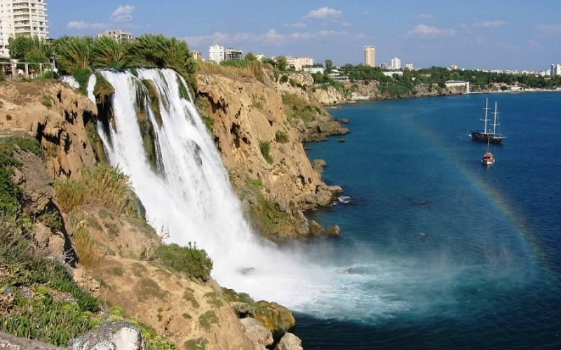 Duden waterfalls in Antalya how to get